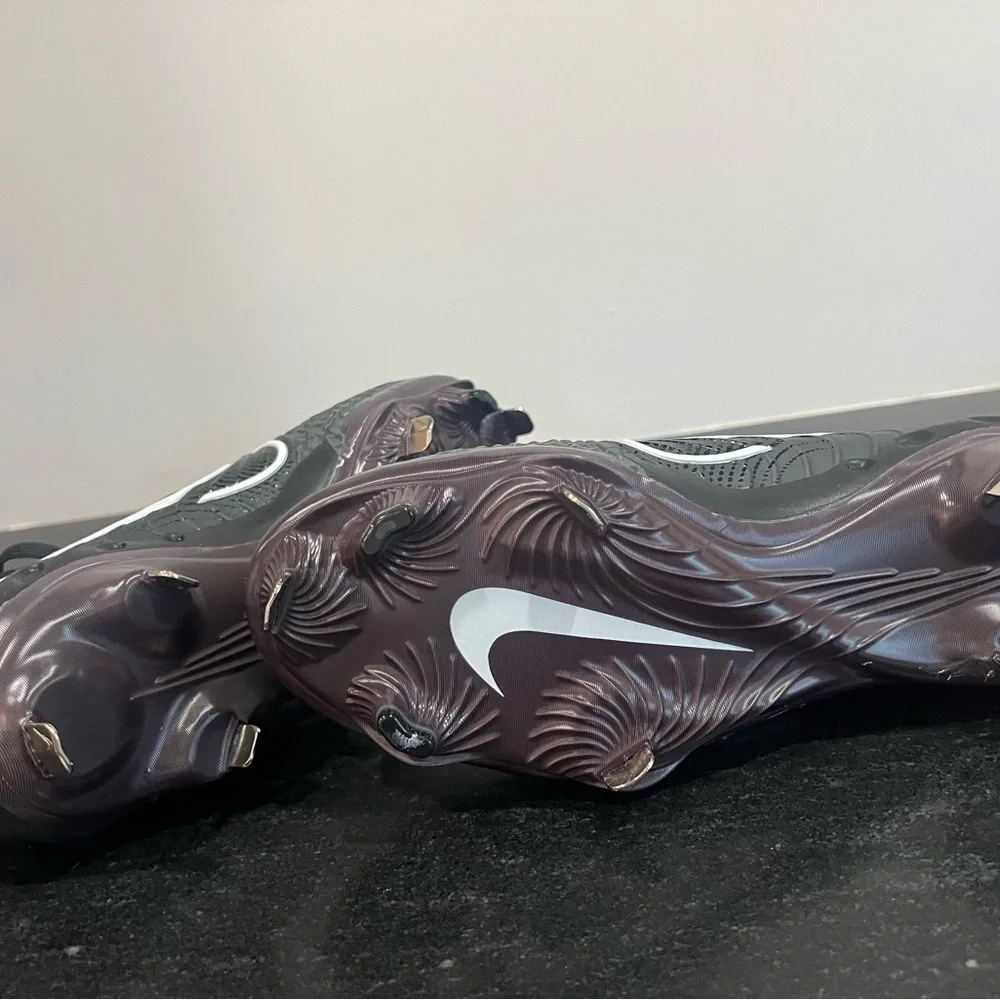 Nike Alpha Huarache NXT Men's Baseball Cleats Black Smoke Grey White 8.5 - Picture 11 of 11